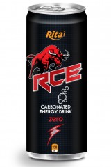 330ml Carbonated energy drink RCE zero